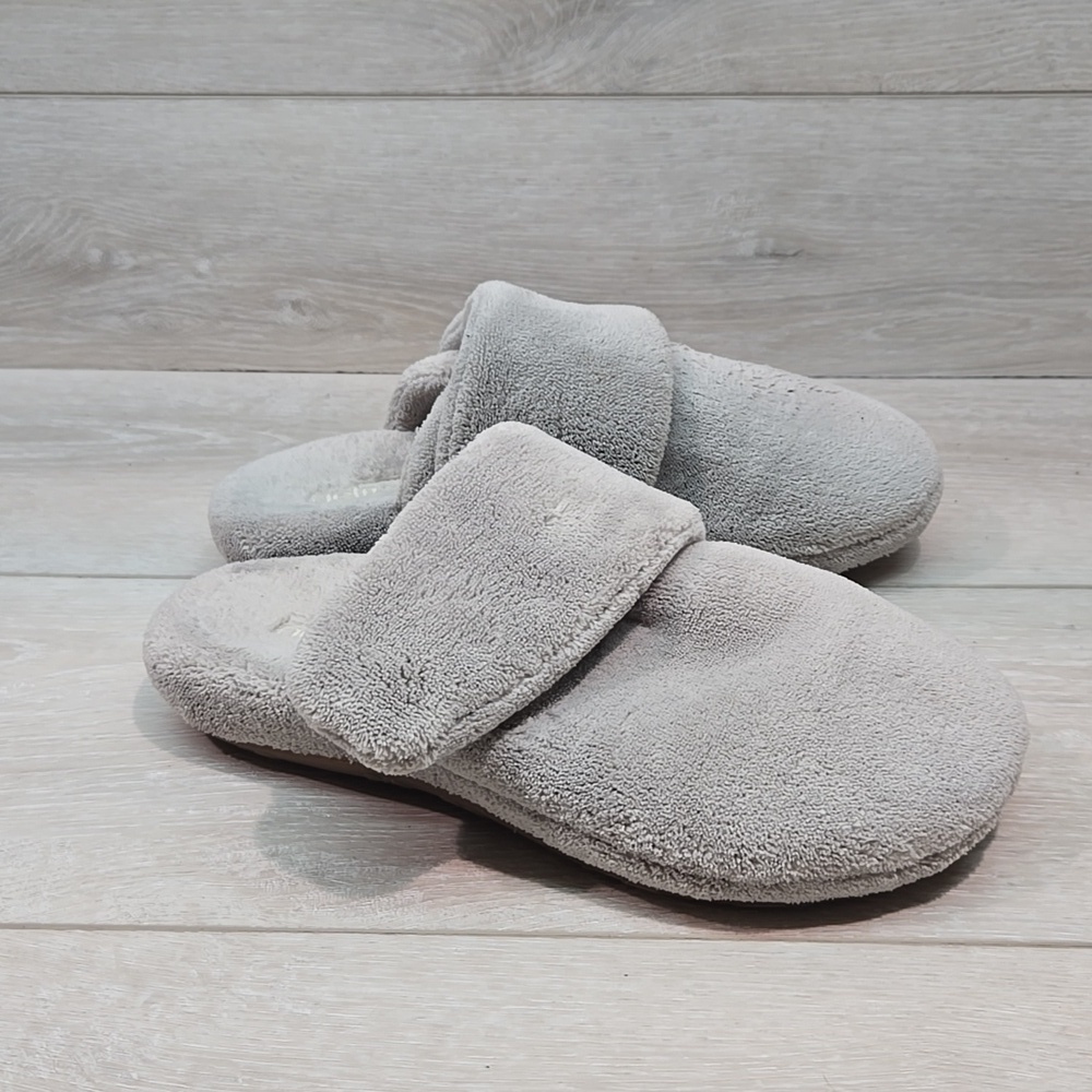 Aertex Women Mandy Cozy Gray Slippers Faux Fur Shoes Sz 8.5